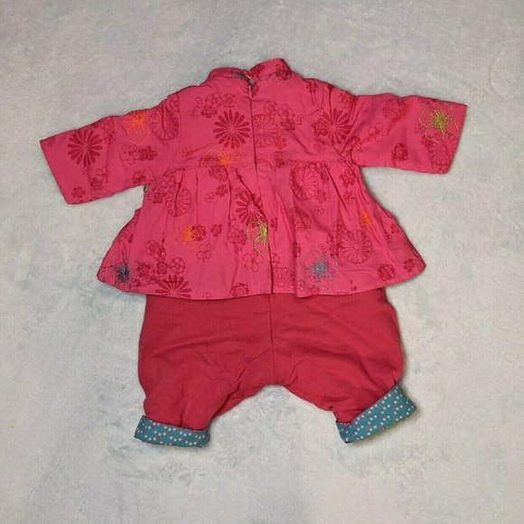 NWT Babysen Kimono Embroidered One-piece NB - Picture 6 of 11